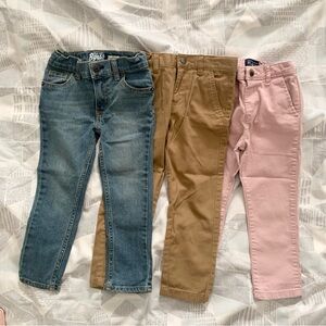 Lot of 3 pants -jean and chinos